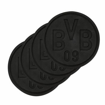 Borussia Dortmund BVB Silikonuntersetzer Logo 4er Set
